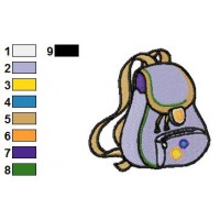 School Bag Embroidery Design 02